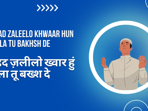 Behad Zaleelo khwaar hun Maula Tu bakhsh de / बेहद ज़लीलो ख्वार हुं मौला तू बख्श दे