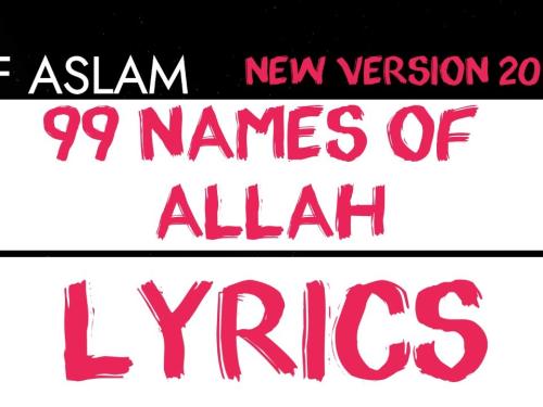 The 99 Names Lyrics