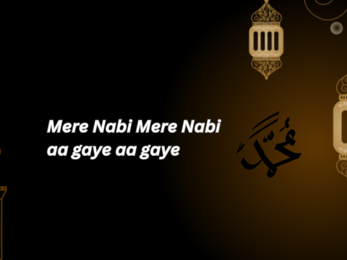 Mere Nabi Mere Nabi aa gaye aa gaye