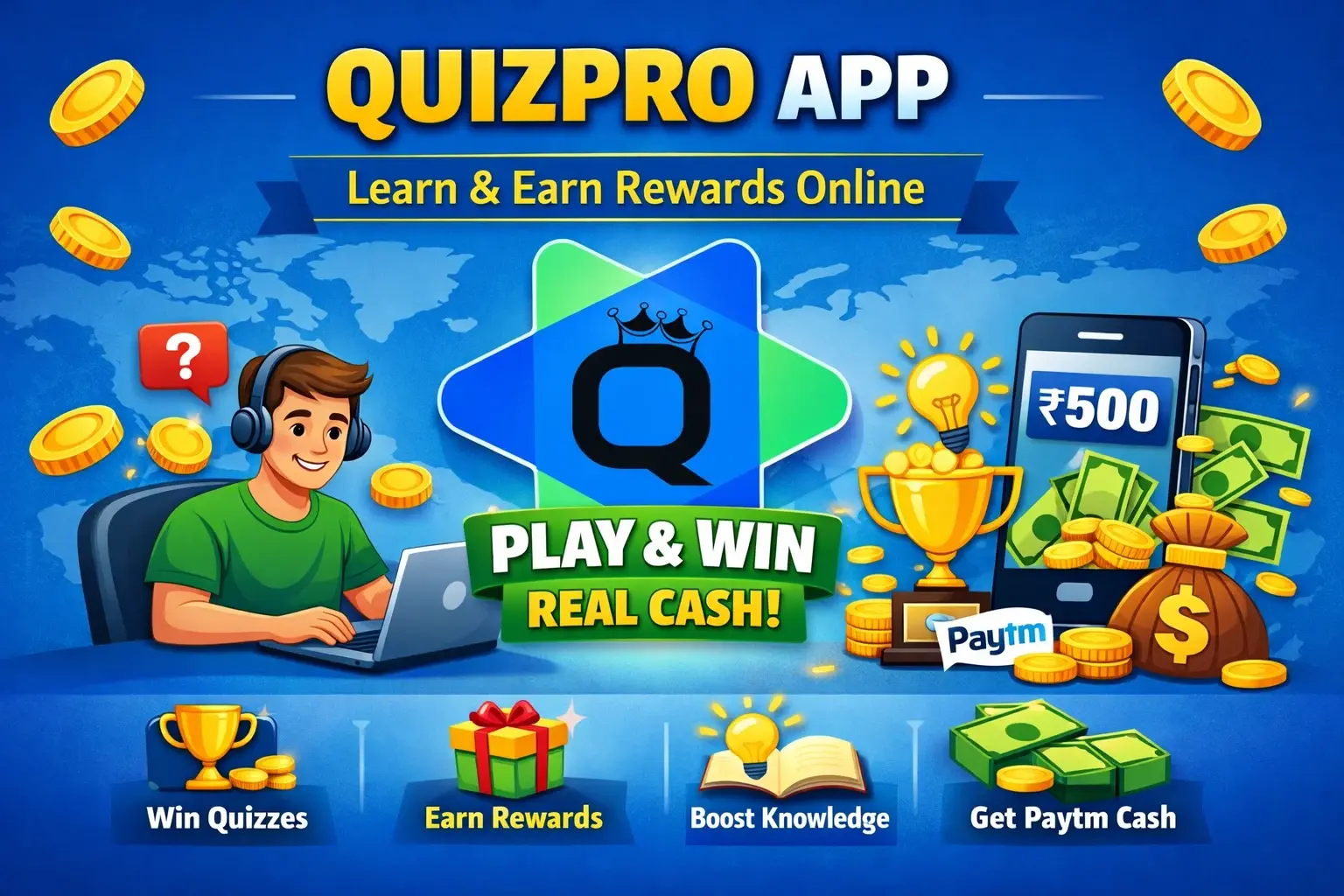 QuizPro : Learn & Earn Rewards