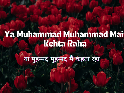Ya Muhammad Muhammad Main Kehta Raha / या मुहम्मद मुहम्मद मैं कहता रहा